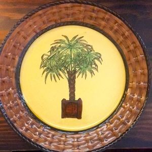 Pacific Rim Decorative Palm Plate